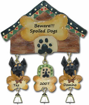 Personalized Dog Christmas Ornament