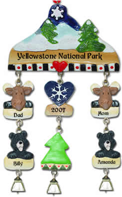 Personalized Winter Christmas Ornament