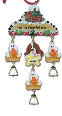 Personalized Springer Spaniel Dog Christmas Ornament