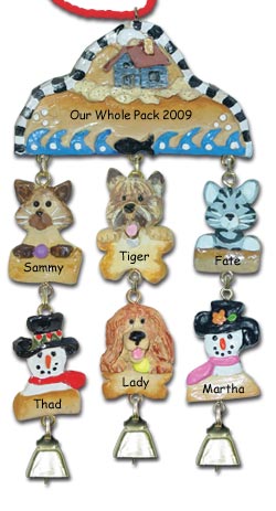 Cairn Terrier Personalized Dog Christmas Ornament