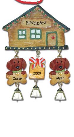 Dachshund Dog Chrismas Ornament