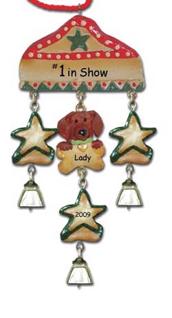 Dachshund Dog Chrismas Ornament
