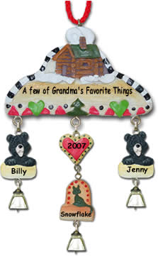Personalized Cat Christmas Ornament