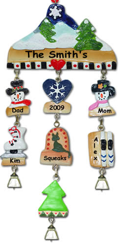 Personalized Cat Christmas Ornament