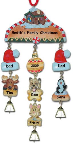Personalized Santa Cap Ornament