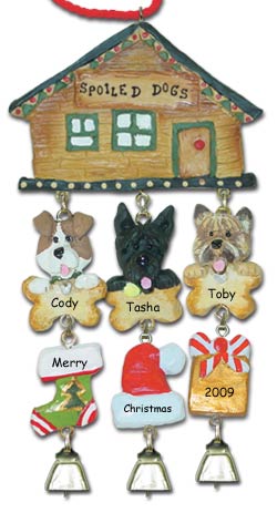 Scottish Terrier Personalized Christmas Ornament