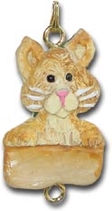 Cat Christmas Ornament Charm