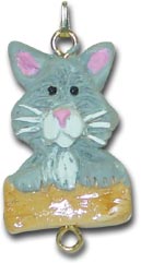 Gray Cat Ornament