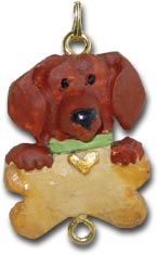 Dachshund Dog Chrismas Ornament Charm