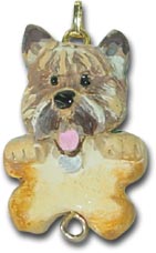 Cairn Terrier Dog Christmas Ornament Charm